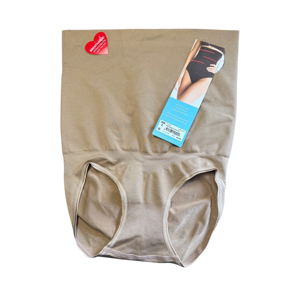 SPANX Shaping High Waist Panty Cafe au Lait L 10128R Total Torso Taming